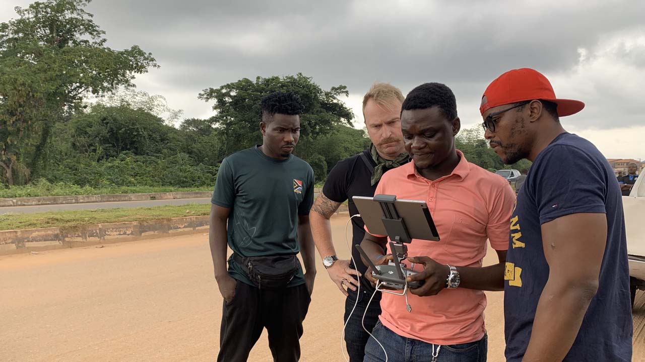 Nigerian Camera Crew
